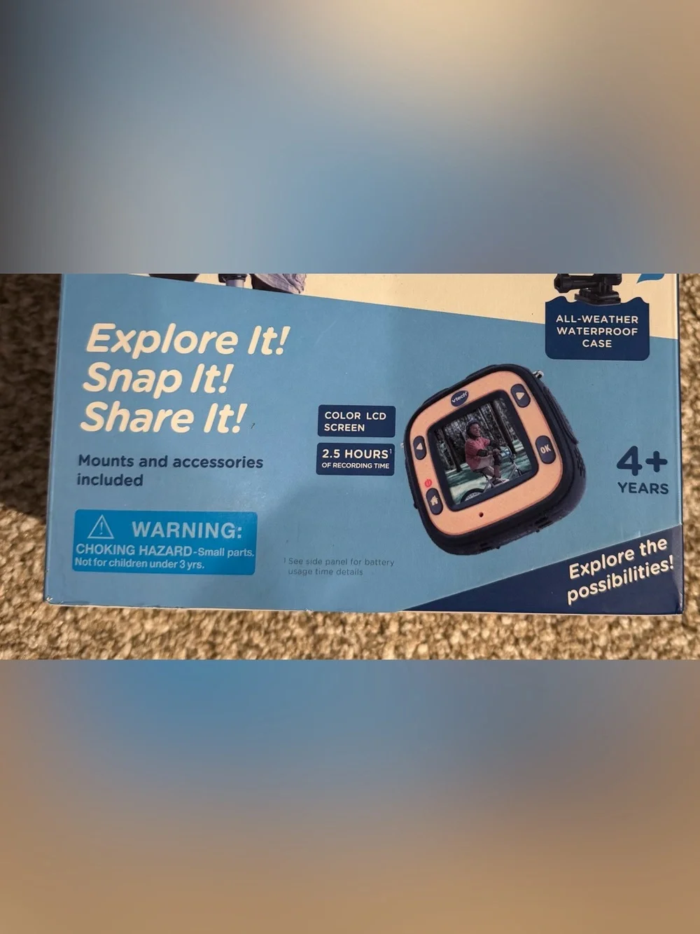 Vtech Kidizoom ActionCam/Camera Color LCD Screen Waterproof Sport New Sealed